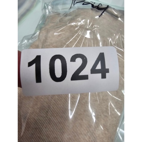 Universal Thread Womens Oatmeal Heather Rib Knit Button Front Midi Dress Size M - Picture 7 of 7